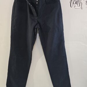 White House Black Market Black Slim Trousers